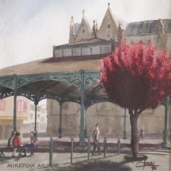 Place et Halle de Mirepoix