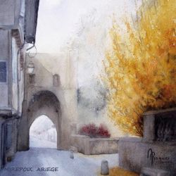 Porte d'Aval couleurs d'automne